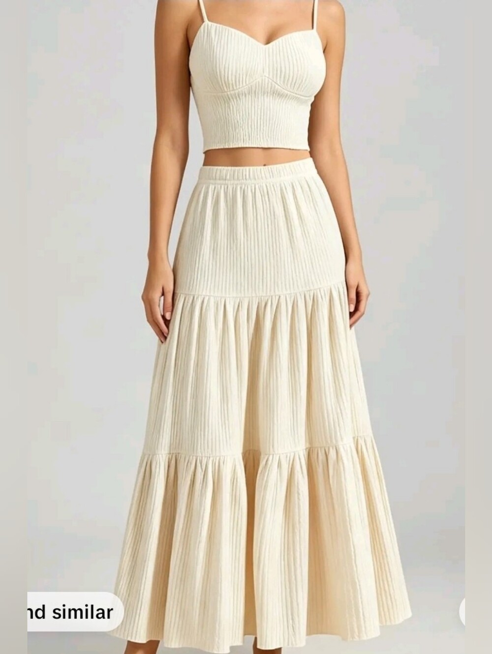 Petite Two Piece Skirt Set